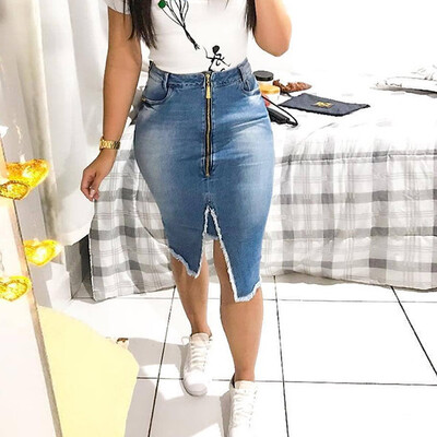 Roseonmyhand Women Fashion High Waist Ripped Split Bodycon Street Style Denim Mini Skirt
Roseonmyhand Women Fashion High Waist Ripped Split Bodycon Street Style Denim Mini Skirt