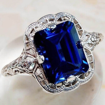 4 Colors 2CT Blue Sapphire 925 Solid Genuine Sterling Silver Art Deco Filigree Ring Wedding Ring Lover Gifts Sz 6-10
4 Colors 2CT Blue Sapphire 925 Solid Genuine Sterling Silver Art Deco Filigree Ring Wedding Ring Lover Gifts Sz 6-10