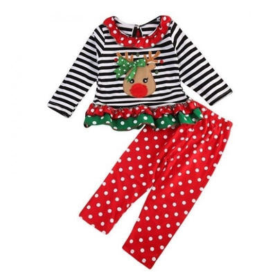 2017 Christmas Toddler Kids Baby Girls Clothes Xmas Deer Long Sleeve T-shirt TopsLeggings Outfit
2017 Christmas Toddler Kids Baby Girls Clothes Xmas Deer Long Sleeve T-shirt TopsLeggings Outfit
