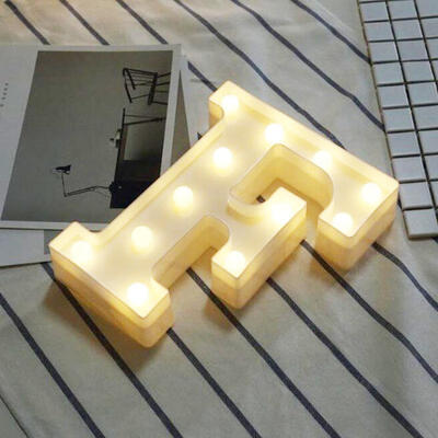 DIY English Letter F LED Night Light Symbol Modeling Lamp For BirthdayWeddingMarriage Proposal Decor
DIY English Letter F LED Night Light Symbol Modeling Lamp For BirthdayWeddingMarriage Proposal Decor