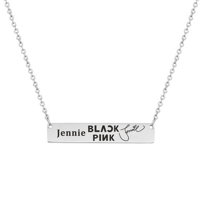 KPOP BLACKPINK Stainless Steel Letters Lettering Pendant Necklace Boys Girls Summer Necklace JENNIE JISOO LISA ROSÉ Gifts for Fans
KPOP BLACKPINK Stainless Steel Letters Lettering Pendant Necklace Boys Girls Summer Necklace JENNIE JISOO LISA ROSÉ Gifts for Fans