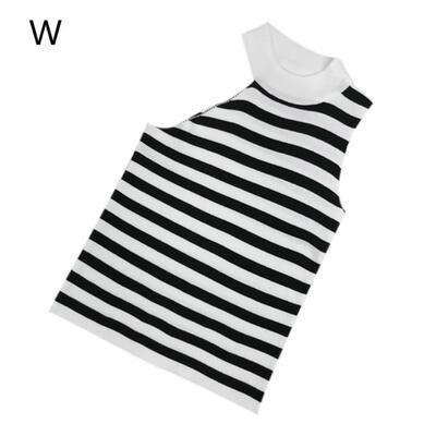 Women Summer Fashion Personality Striped Casual Concise Slim Fit Round Neck Sleeveless Camisole
Women Summer Fashion Personality Striped Casual Concise Slim Fit Round Neck Sleeveless Camisole