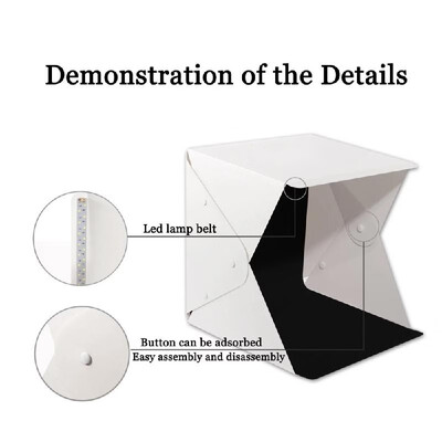 200300400mm Mini Mini Photostudio Folding Lightbox Photography Studio Softbox LED Light Soft Box Camera Photo Background Box Lig
200300400mm Mini Mini Photostudio Folding Lightbox Photography Studio Softbox LED Light Soft Box Camera Photo Background Box Lig
