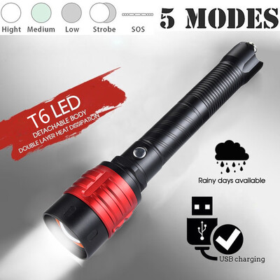 Saidsome Detachable XM-T6 USB LED 18650 Rechargeable Battery Flashlight Torch flashlight lamp
Saidsome Detachable XM-T6 USB LED 18650 Rechargeable Battery Flashlight Torch flashlight lamp