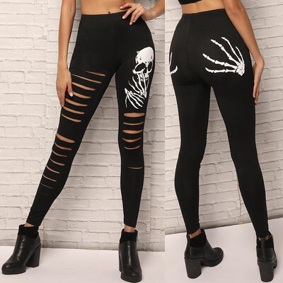 2018 speed sells wish hot womens fashion street personality skull print hole tight leggings black
2018 speed sells wish hot womens fashion street personality skull print hole tight leggings black