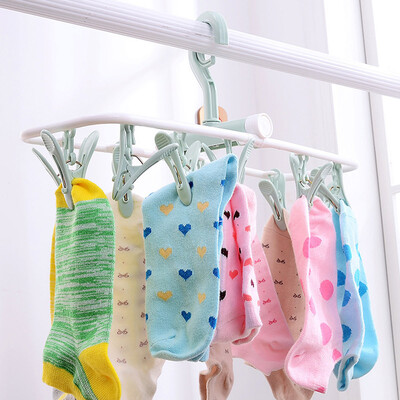 Gobestart 12 Clip Folding Drying Rack Underwear Socks Clip Multi-functional Clothes Rack
Gobestart 12 Clip Folding Drying Rack Underwear Socks Clip Multi-functional Clothes Rack