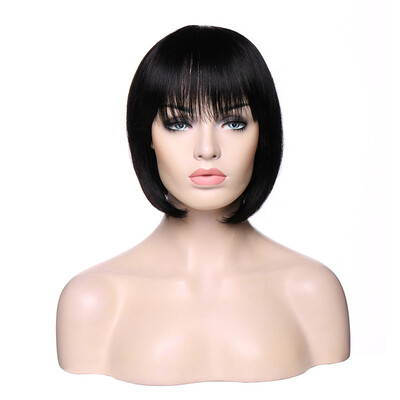 Short Bob Hair Wigs Straight Short with Flat Bangs Synthetic Colorful Cosplay Daily Party Wig for Women
Short Bob Hair Wigs Straight Short with Flat Bangs Synthetic Colorful Cosplay Daily Party Wig for Women