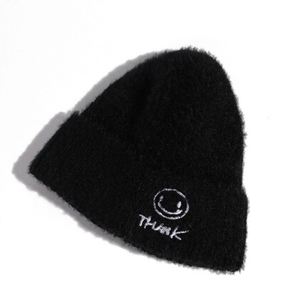 Lady Redwood Hat Smiling Face Embroidered Wool Hat Student Lovely Mink-like Wool Knitted Hat Daily Headgear in Autumn&Winter
Lady Redwood Hat Smiling Face Embroidered Wool Hat Student Lovely Mink-like Wool Knitted Hat Daily Headgear in Autumn&Winter