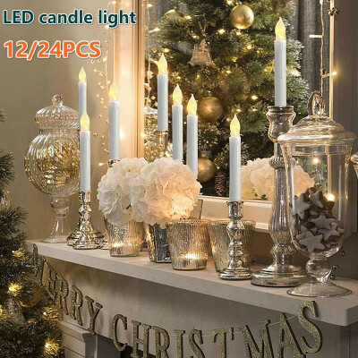1224pcs LED Wax Flickering Flameless Candle Lights Battery Operated Taper Dinner Party
1224pcs LED Wax Flickering Flameless Candle Lights Battery Operated Taper Dinner Party