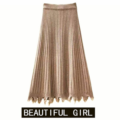Pleated Skirts For Women Korean Clothes Autumn Winter Knit Loose High Waisted Long Skirt Casual Maxi Skirts
Pleated Skirts For Women Korean Clothes Autumn Winter Knit Loose High Waisted Long Skirt Casual Maxi Skirts