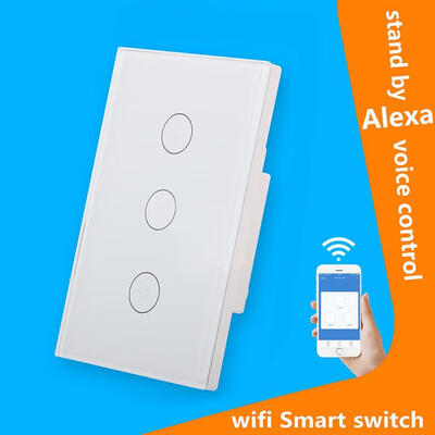 SS120-03CMW Smart Light Switch WiFi Voice Control Light Dimmer For USA Works With Google Home Amazon Alexa
SS120-03CMW Smart Light Switch WiFi Voice Control Light Dimmer For USA Works With Google Home Amazon Alexa