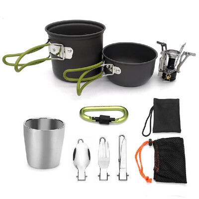 Camping Cookware Set Campfire Cooking Utensils Folding Cookset Outdoor Hiking Backpacking Pot Bowls Mesh Carry Bag
Camping Cookware Set Campfire Cooking Utensils Folding Cookset Outdoor Hiking Backpacking Pot Bowls Mesh Carry Bag
