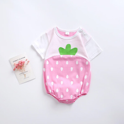 Summer Infant Baby Kids Girls Short Sleeve Strawberry Print Bodysuit Romper
Summer Infant Baby Kids Girls Short Sleeve Strawberry Print Bodysuit Romper