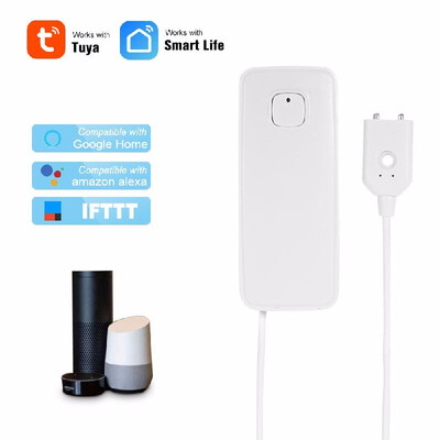 WIFI Water Leak Sensor Water Leakage Intrusion Detector Alert Water Level Overflow Alarm Tuya Smart Life App Remote Control Compat
WIFI Water Leak Sensor Water Leakage Intrusion Detector Alert Water Level Overflow Alarm Tuya Smart Life App Remote Control Compat