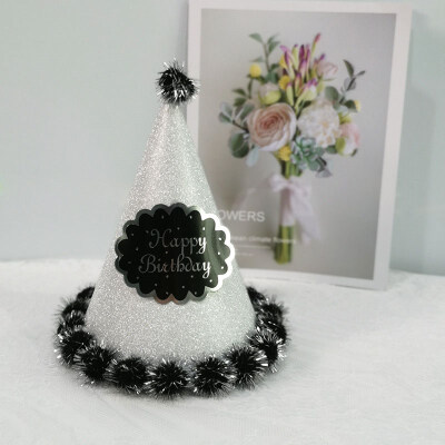 FUNNYBUNNY Birthday Hat New Childrens Glitter Paper Wave Point Hair Ball Pointed Hat Adult Birthday Party Decoration Paper Hat
FUNNYBUNNY Birthday Hat New Childrens Glitter Paper Wave Point Hair Ball Pointed Hat Adult Birthday Party Decoration Paper Hat