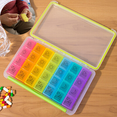 〖Follure〗Pill Box 28 Day Medicine Tablet Dispenser Organizer Weekly Storage Case Extra Large
〖Follure〗Pill Box 28 Day Medicine Tablet Dispenser Organizer Weekly Storage Case Extra Large