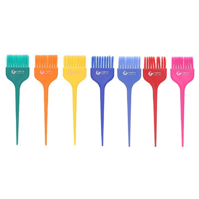 7 pcs Hair Coloring Combs Hair Dye Color Brush Set Salon Hair Coloring Tool Variety Color Highlight Tint Brushes Combs Set with So
7 pcs Hair Coloring Combs Hair Dye Color Brush Set Salon Hair Coloring Tool Variety Color Highlight Tint Brushes Combs Set with So
