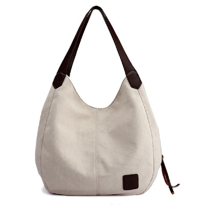 Fashion Women Vintage Canvas Handbags Shoulder Bags Large Capacity Multi-Pockets Casual Ladies Totes
Fashion Women Vintage Canvas Handbags Shoulder Bags Large Capacity Multi-Pockets Casual Ladies Totes