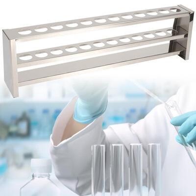 Greensen 12 Holes Stainless Steel Colorimetric Tube Holder Rack Centrifugation Test-tube Stand
Greensen 12 Holes Stainless Steel Colorimetric Tube Holder Rack Centrifugation Test-tube Stand