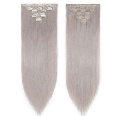 Full Head Clip Synthetic in Hair Extensions 8 Piece 18 Clips Hairpiece Long Wave Curly Straight for Women
Full Head Clip Synthetic in Hair Extensions 8 Piece 18 Clips Hairpiece Long Wave Curly Straight for Women
