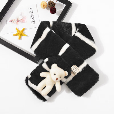 Korean version of the new childrens scarf boys&girls cartoon bear plush bib baby winter cute warm scarf
Korean version of the new childrens scarf boys&girls cartoon bear plush bib baby winter cute warm scarf