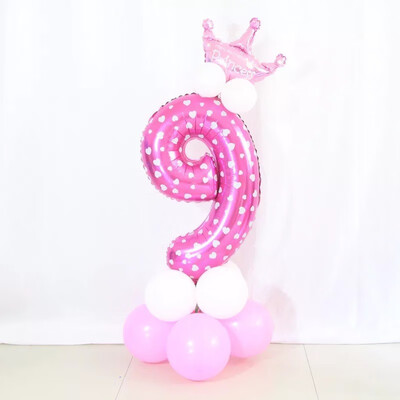 FUNNYBUNNY Mix set 30" Numbers 0-9 pink&Blue Typ foil balloons Birthday Party balloons Pink With Crown Shape
FUNNYBUNNY Mix set 30" Numbers 0-9 pink&Blue Typ foil balloons Birthday Party balloons Pink With Crown Shape