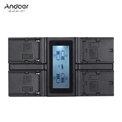 Andoer NP-FZ100 4-Channel LCD Digital Camera Battery Charger for Sony A7III A9 A7RIII A7SIII
Andoer NP-FZ100 4-Channel LCD Digital Camera Battery Charger for Sony A7III A9 A7RIII A7SIII