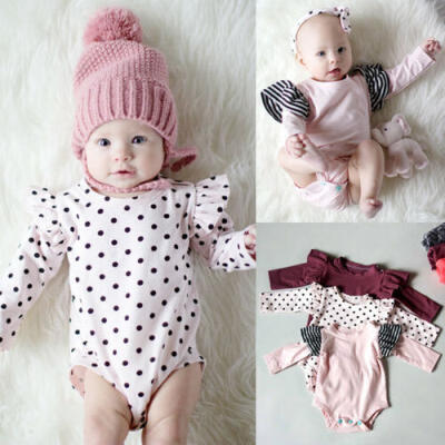 Newborn Baby Girl Fly Sleeve 100Cotton Romper Bodysuit Jumpsuit Outfits Clothes
Newborn Baby Girl Fly Sleeve 100Cotton Romper Bodysuit Jumpsuit Outfits Clothes