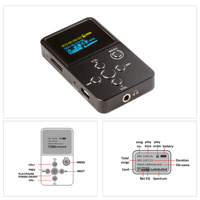 XDUOO X2 Digital Audio Music Player with Professional OLED Screen Supports MP3 WMA APE FLAC WAV Audio Formats
XDUOO X2 Digital Audio Music Player with Professional OLED Screen Supports MP3 WMA APE FLAC WAV Audio Formats