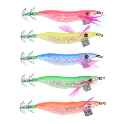 Greensen 5PCs Artificial Simulation Luminous Fish Squid Jigs Hard Fishing Lures Shrimp Baits Hook
Greensen 5PCs Artificial Simulation Luminous Fish Squid Jigs Hard Fishing Lures Shrimp Baits Hook