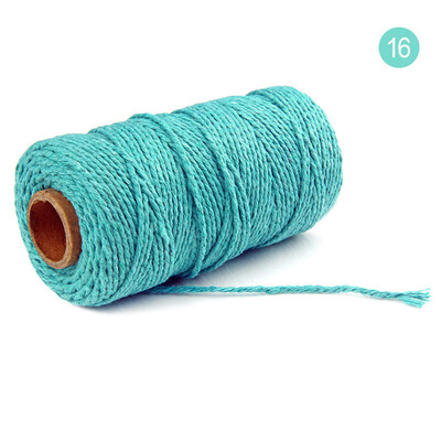 Siaonvr 100m Long100Yard Pure Cotton Twisted Cord Rope Crafts Macrame Artisan String
Siaonvr 100m Long100Yard Pure Cotton Twisted Cord Rope Crafts Macrame Artisan String