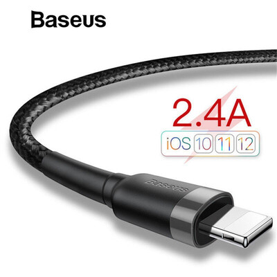 Baseus phone USB Cable for iPhone X 8 7 6 5 6s Fast Charging 24A Quick Charger USB Linghting Cable for Apple X 8 7P
Baseus phone USB Cable for iPhone X 8 7 6 5 6s Fast Charging 24A Quick Charger USB Linghting Cable for Apple X 8 7P