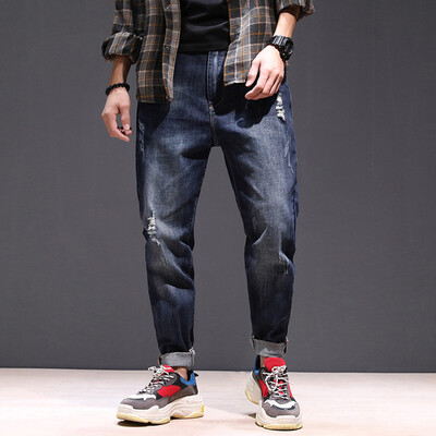 Gobestart Mens Autumn And Winter Leisure New Fashion Loose Stretch Harlan Beamed Jeans
Gobestart Mens Autumn And Winter Leisure New Fashion Loose Stretch Harlan Beamed Jeans