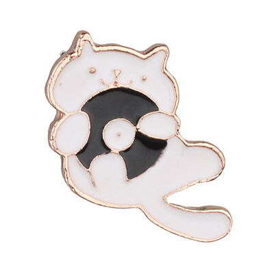 Cartoon Record cat sweater Brooch Pin Kitten Animal Pins Button Jacket Backpack Shirt Pin Lapel Badges Jewelry
Cartoon Record cat sweater Brooch Pin Kitten Animal Pins Button Jacket Backpack Shirt Pin Lapel Badges Jewelry