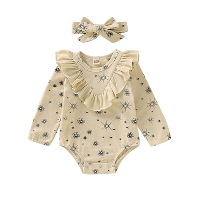 0-18M Autumn Infant Baby Girls Long Sleeve Floral Print Rompers Kids Bodysuit Jumpsuit With Headband
0-18M Autumn Infant Baby Girls Long Sleeve Floral Print Rompers Kids Bodysuit Jumpsuit With Headband