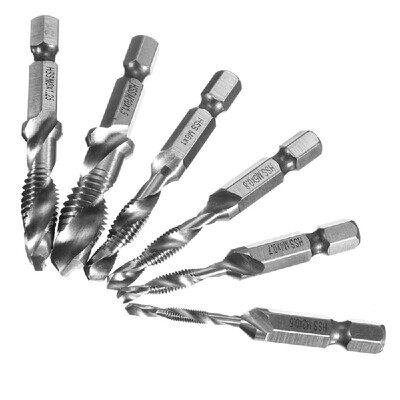 1Pc 2 In 1 14" Hex Shank HSS Metric Right Hand Screw Thread Tap Taper & Drill Bits M10
1Pc 2 In 1 14" Hex Shank HSS Metric Right Hand Screw Thread Tap Taper & Drill Bits M10