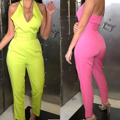 Starmoon Women Fluorescent Color Lapel Sleeveless High Waist Leaky Back Piece Jumpsuit
Starmoon Women Fluorescent Color Lapel Sleeveless High Waist Leaky Back Piece Jumpsuit