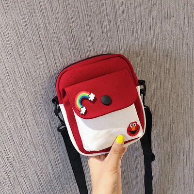 2019 new casual cute cartoon sesame street canvas bag female simple wild fashion contrast color shoulder Messenger bag
2019 new casual cute cartoon sesame street canvas bag female simple wild fashion contrast color shoulder Messenger bag