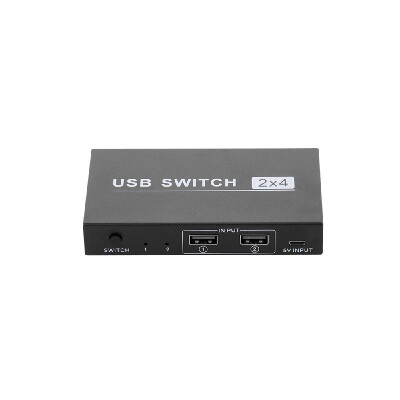 USB Switch 2x4 Peripheral Switcher 2 Computers Sharing 4 USB Devices USB20 Hub for MouseU DiskKeyboardCameraPrinter with 2 US
USB Switch 2x4 Peripheral Switcher 2 Computers Sharing 4 USB Devices USB20 Hub for MouseU DiskKeyboardCameraPrinter with 2 US