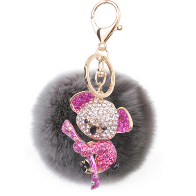 8cm rex rabbit fur ball alloy diamond koala keychain cartoon couple bag car pendant
8cm rex rabbit fur ball alloy diamond koala keychain cartoon couple bag car pendant