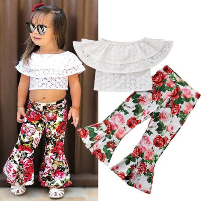 Fashion Newborn 2PCS Kids Girls Off Shoulder Crop Tops Floral Pants Leggings Clothes Outwear
Fashion Newborn 2PCS Kids Girls Off Shoulder Crop Tops Floral Pants Leggings Clothes Outwear