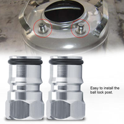 Greensen 2pcs Set Stainless Steel Study Keg Ball Lock Post Poppet Tread Gas&Liquid 1932
Greensen 2pcs Set Stainless Steel Study Keg Ball Lock Post Poppet Tread Gas&Liquid 1932
