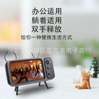 Factory direct creative PTH800 retro TV mobile phone bracket lazy bracket universal desktop mobile phone bracket Silver
Factory direct creative PTH800 retro TV mobile phone bracket lazy bracket universal desktop mobile phone bracket Silver