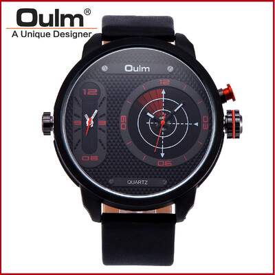 New OULM fashion sports mens watch double movement leather quartz watch 3221B factory direct
New OULM fashion sports mens watch double movement leather quartz watch 3221B factory direct