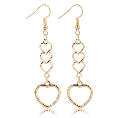 Women Gold Hallow Heart An Star Drop Earrings Fashion Gift For Lover Beach Earrings Female Women Handmade Wedding Jewelry
Women Gold Hallow Heart An Star Drop Earrings Fashion Gift For Lover Beach Earrings Female Women Handmade Wedding Jewelry