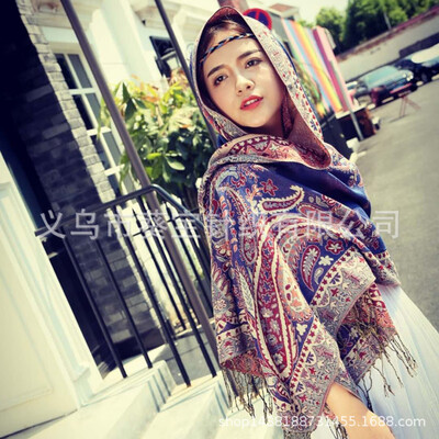 Large cashew fruit national wind shawl autumn&winter wild scarf female dual-use jacquard travel photo shawl female factory wholesale
Large cashew fruit national wind shawl autumn&winter wild scarf female dual-use jacquard travel photo shawl female factory wholesale