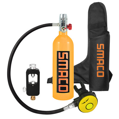 1L Scuba Oxygen Cylinder Diving Air Tank Scuba Diving Respirator Refill Adapter Snorkeling Breathing Equipment with Protective Pou
1L Scuba Oxygen Cylinder Diving Air Tank Scuba Diving Respirator Refill Adapter Snorkeling Breathing Equipment with Protective Pou
