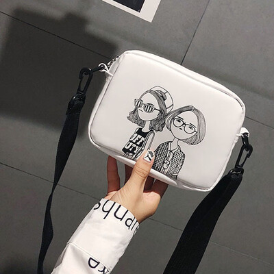 New Women Fashion Girls Casual Cartoon Pattern Satchels Crossbody Bag Portable Messenger Small Square Handbag
New Women Fashion Girls Casual Cartoon Pattern Satchels Crossbody Bag Portable Messenger Small Square Handbag
