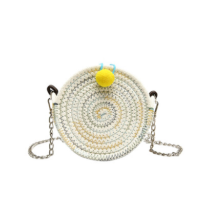 Tailored Woman 2019 New Fashion Woven Bag Shoulder Portable Messenger Bag Small Round Bag
Tailored Woman 2019 New Fashion Woven Bag Shoulder Portable Messenger Bag Small Round Bag