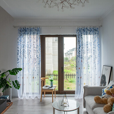 Gobestart Leaves Sheer Curtain Tulle Window Treatment Voile Drape Valance 1 Panel Fabric
Gobestart Leaves Sheer Curtain Tulle Window Treatment Voile Drape Valance 1 Panel Fabric